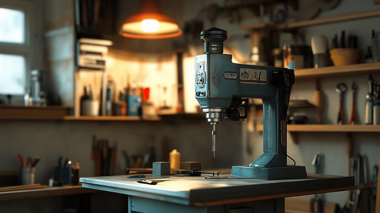 Secrets d’atelier : Comment la perceuse colonne pour un bricolage pointu et precis revolutionne le travail du metal